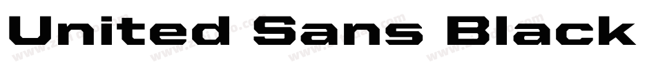 United Sans Black Cd Regular字体转换